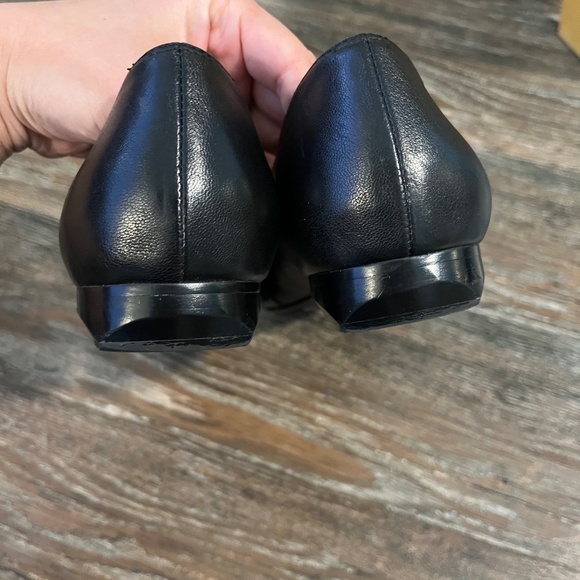 black Van Eli Calf Hair animal zebra leopard print slipon loafers women’s size 9 - Picture 3 of 4